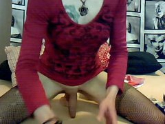 Randy CD toying his ass on webcam